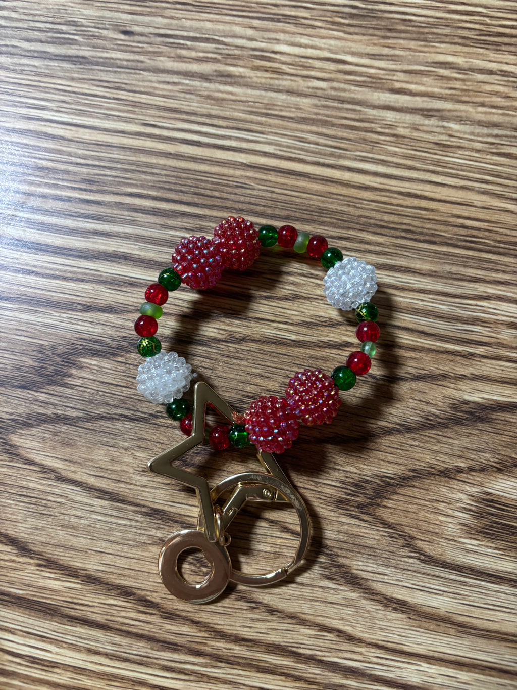 Gum Drops convertible bracelet with included star key ring and circular charm