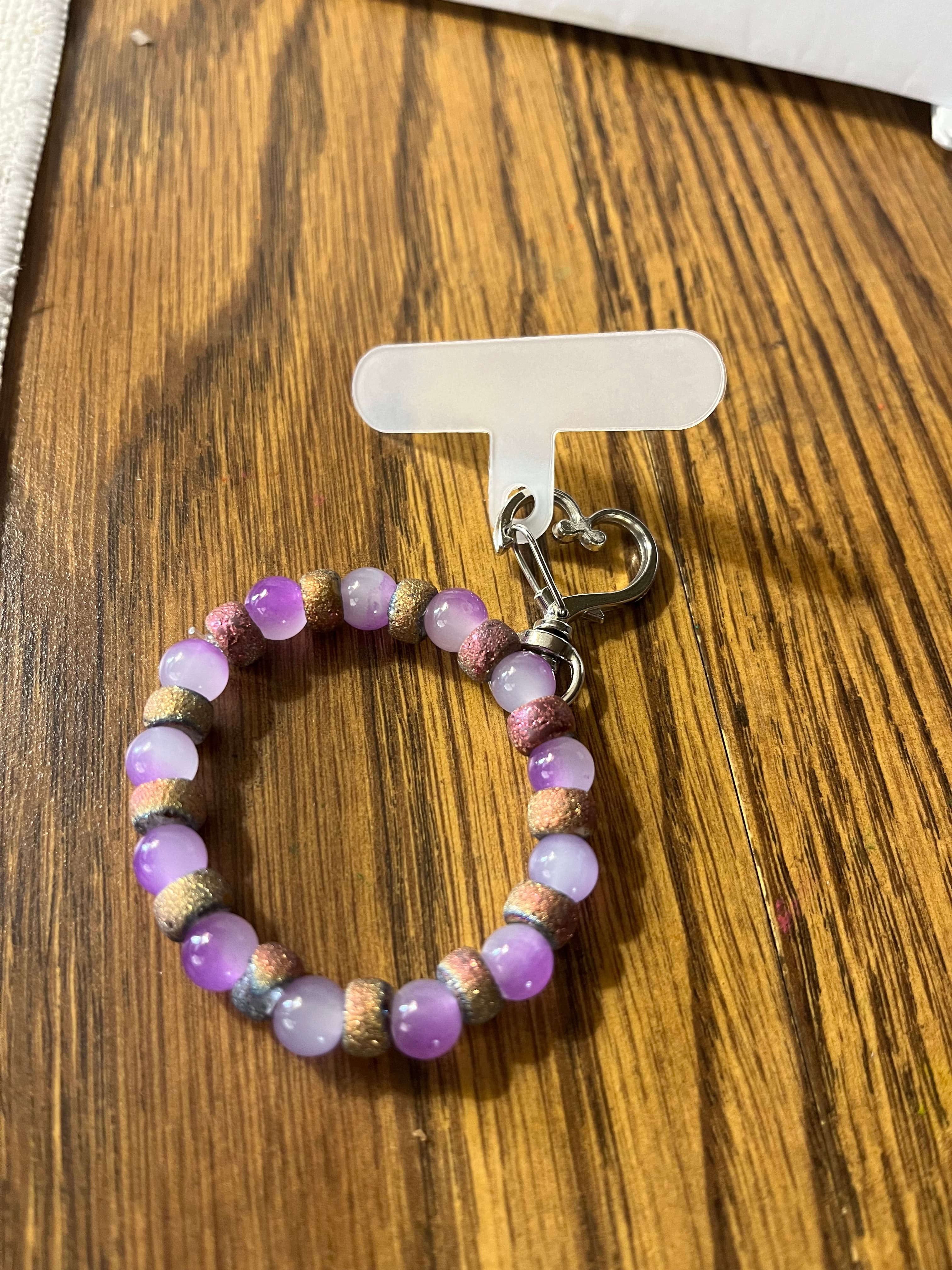 Lavender Bliss wristlet raw photo 1