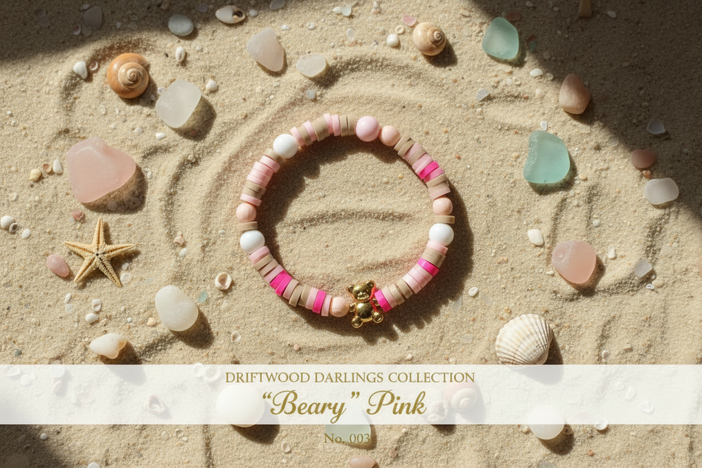 Beary Pink hero - Driftwood Darlings Collection No. 003
