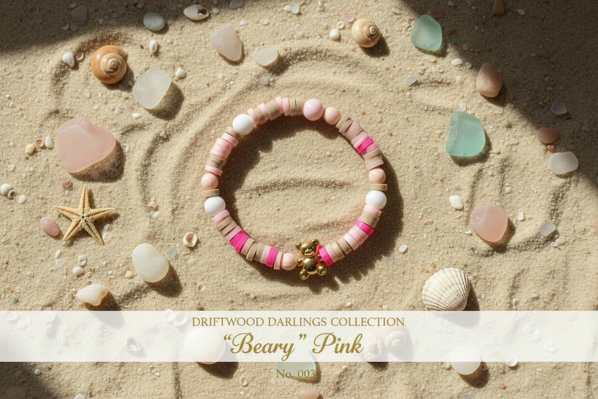 Beary Pink hero - Driftwood Darlings Collection No. 003