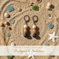 Driftwood & Seahorses Earrings Hero