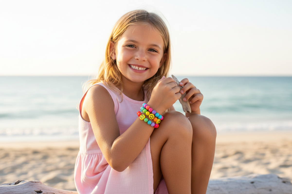 Funny Face model shot - Driftwood Darlings Collection