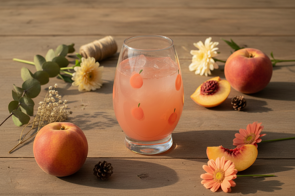 Drops of Peach lifestyle shot 2