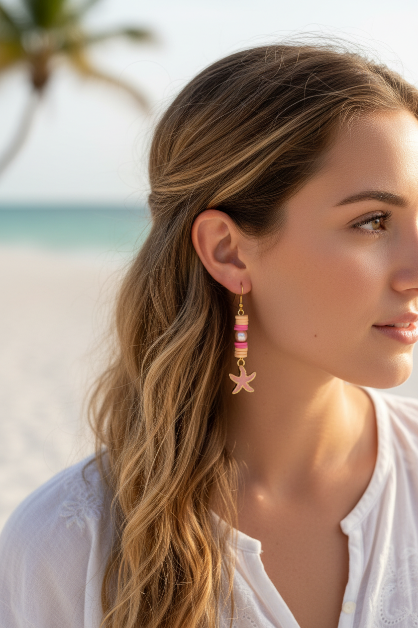 Starry Vibes model shot - Shore & Shine Collection