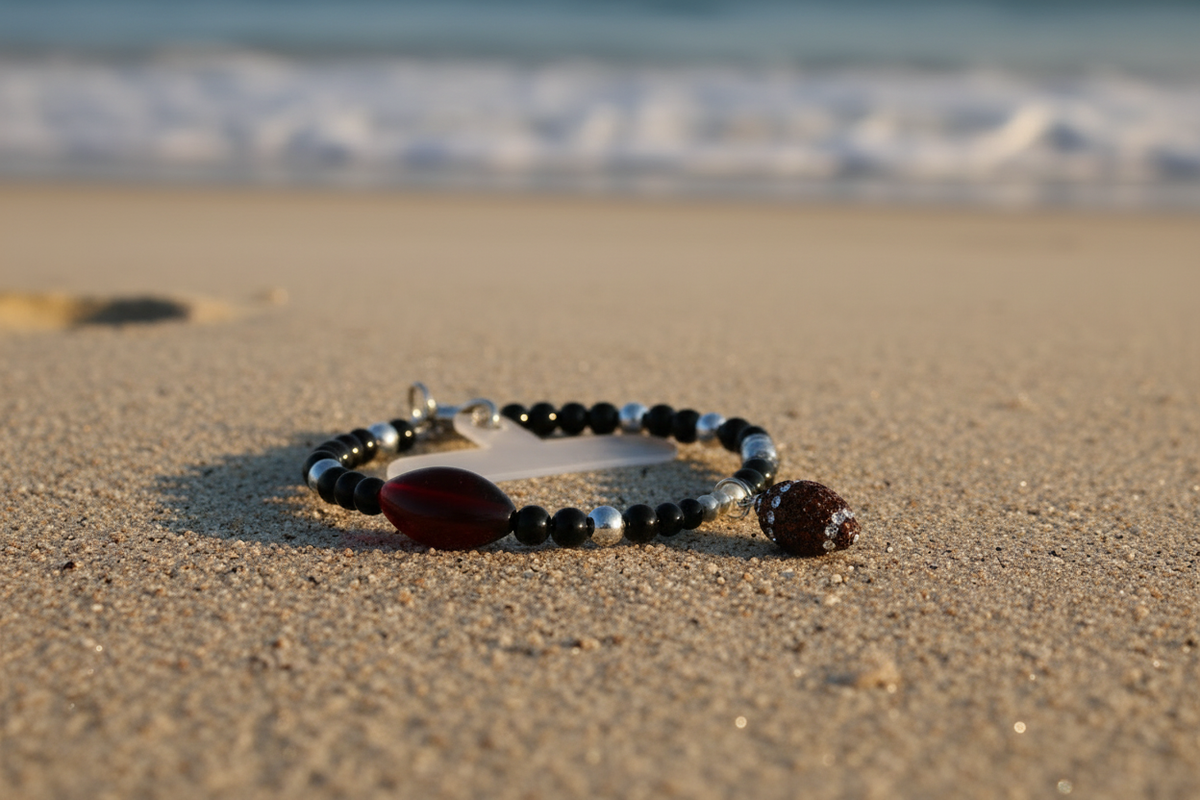 WB Defense Wrist & Wander Collection No. 019 beach shot