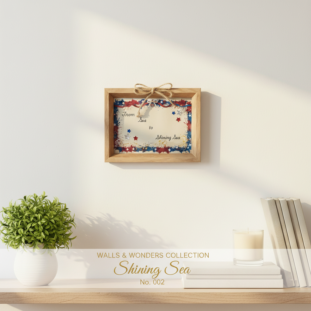 Shining Sea – Walls & Wonders Collection No. 002 wall mock-up