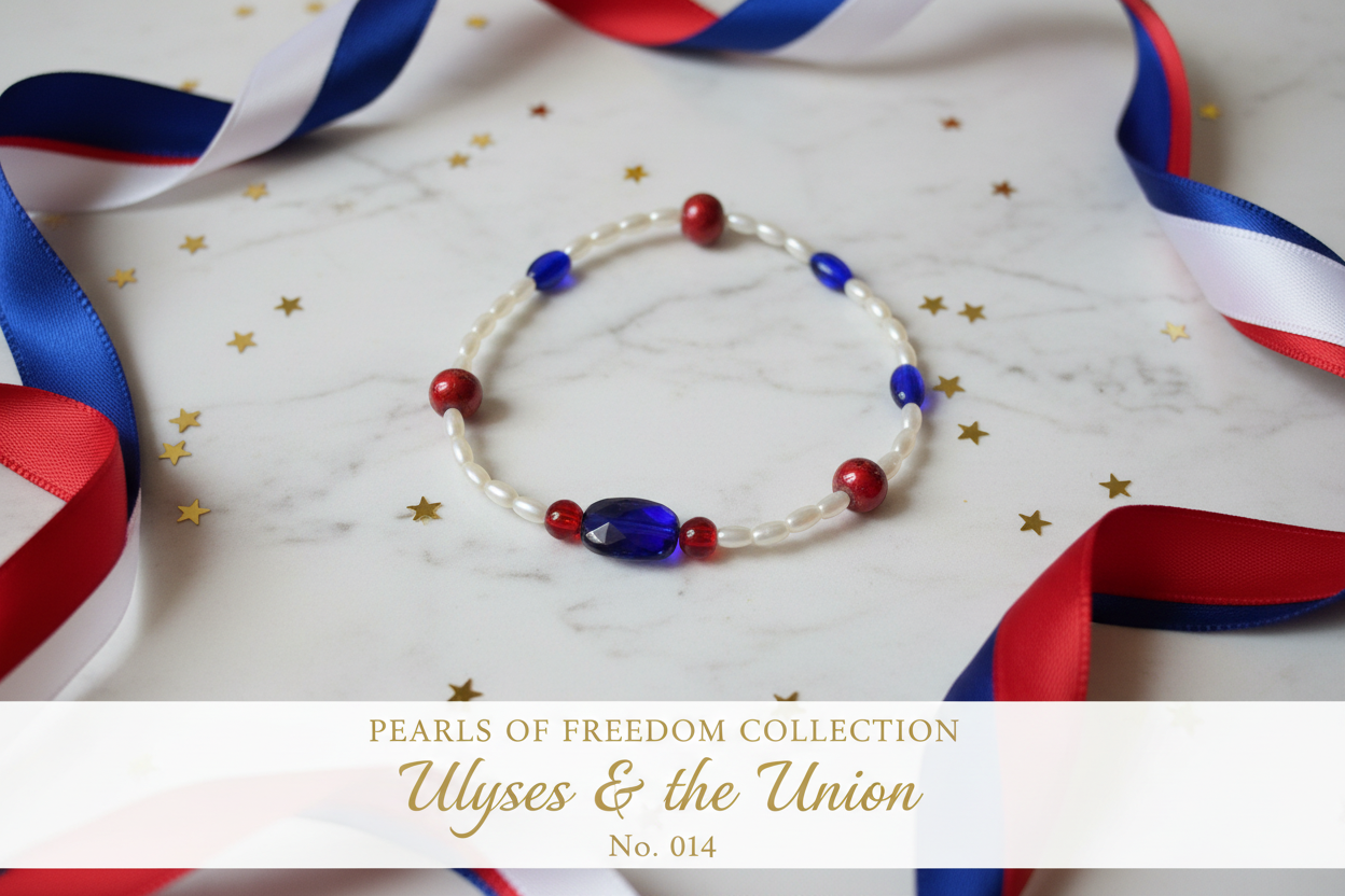 Ulysses & the Union bracelet - Pearls of Freedom Collection No. 014