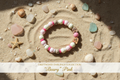 "Beary" Pink Kids Bracelet No. 001 - Driftwood Darlings Collection