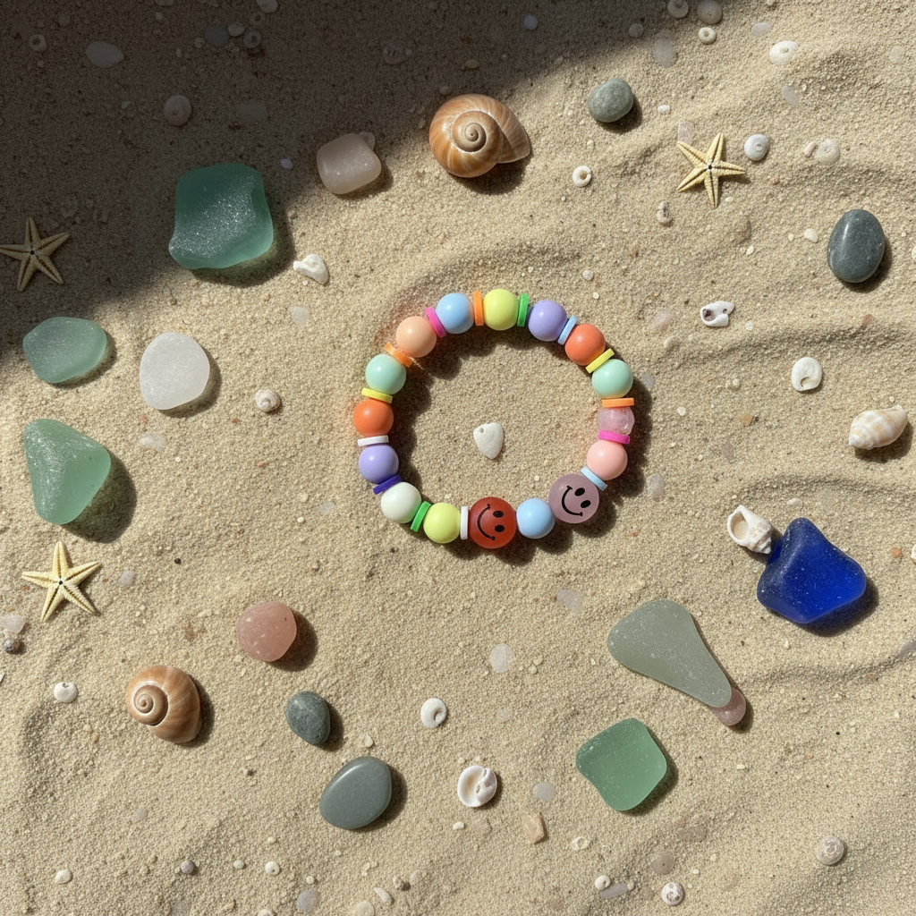 Funny Face flat lay - Driftwood Darlings Collection