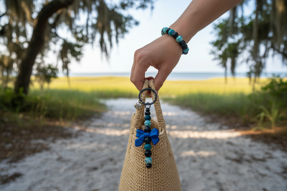 Blue Bikini Wrist & Wander Collection No. 034 lifestyle shot