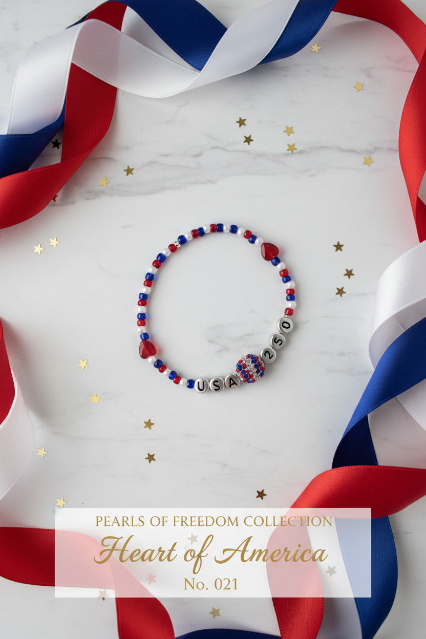 Heart of America - Pearls of Freedom Collection No. 021 vertical