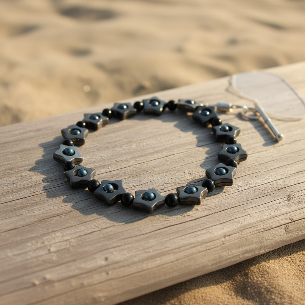 Starry Moon driftwood flat lay