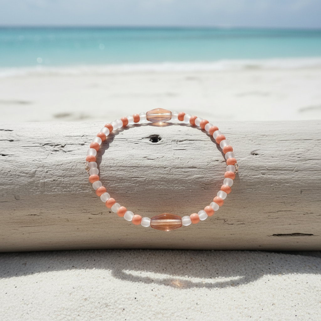 Frost on the Peach beach lifestyle — Coastal Bloom Collection No. 066