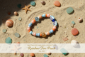 Rainbow Fun-Peach Kids Bracelet No. 007 - Driftwood Darlings Collection