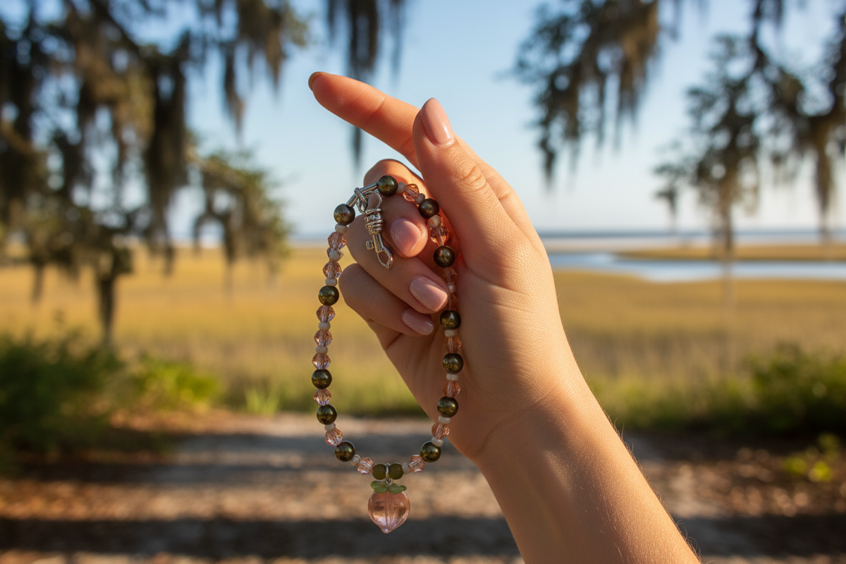 Pick a Peach Wrist & Wander Collection No. 011 lifestyle shot