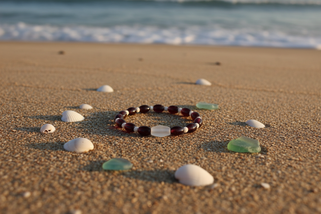 Frost on the Plums bracelet beach lifestyle