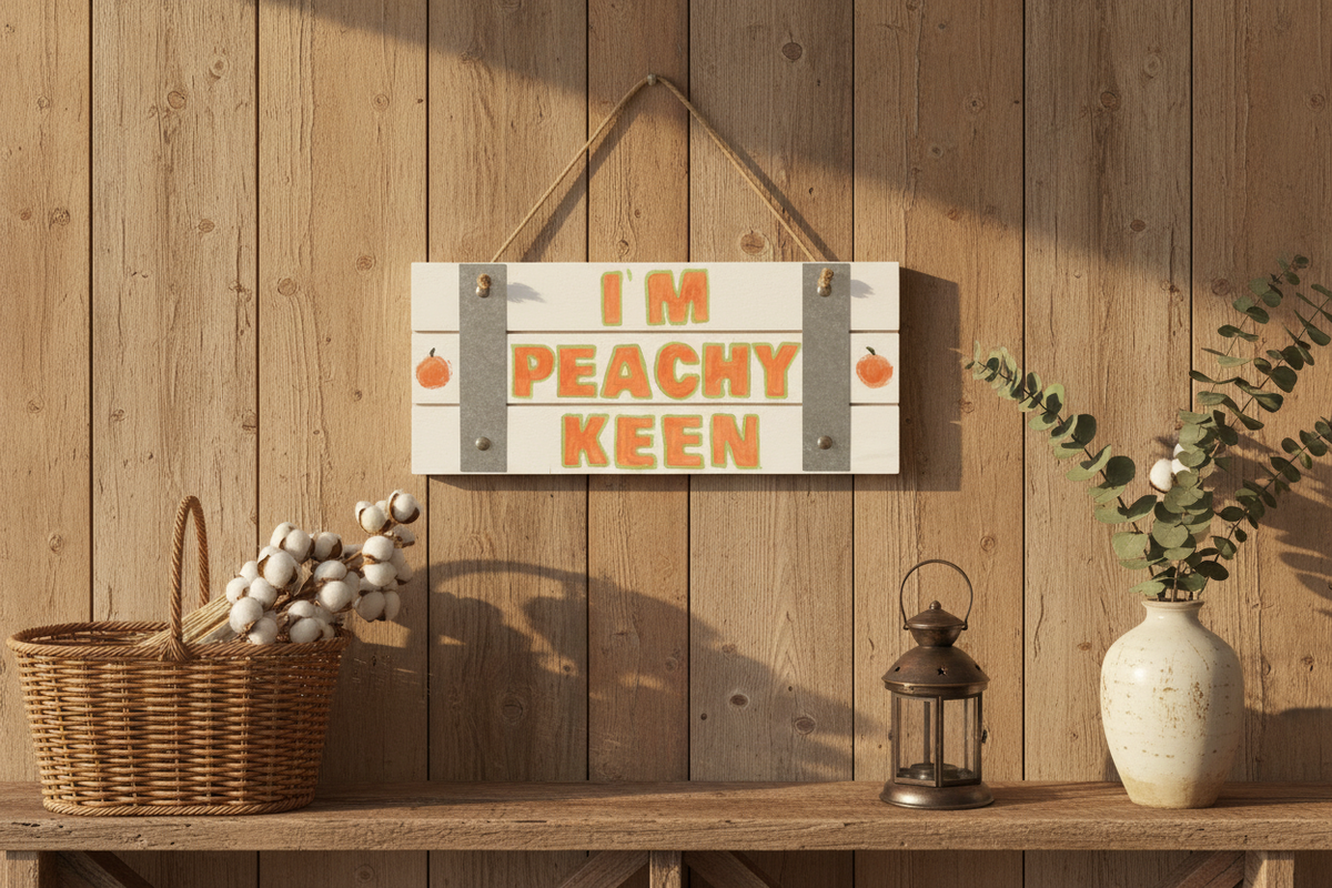 I'm Peachy Keen lifestyle shot 1