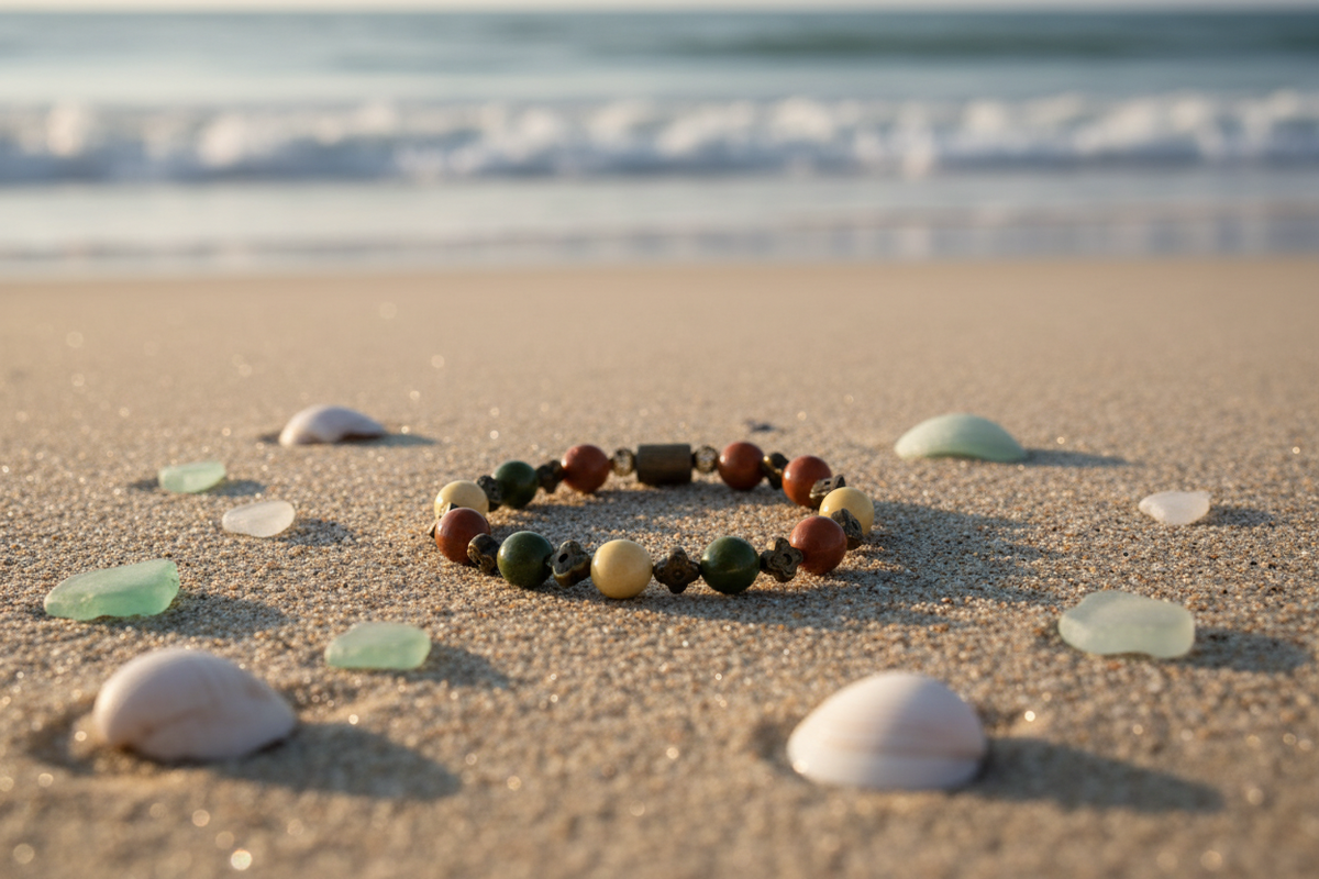 Cobblestone Way bracelet beach lifestyle
