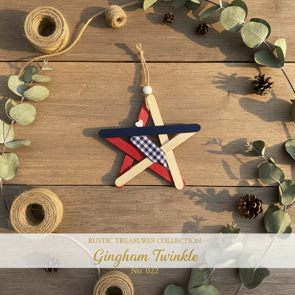 Gingham Twinkle - Rustic Treasures Collection No. 022 - hero shot