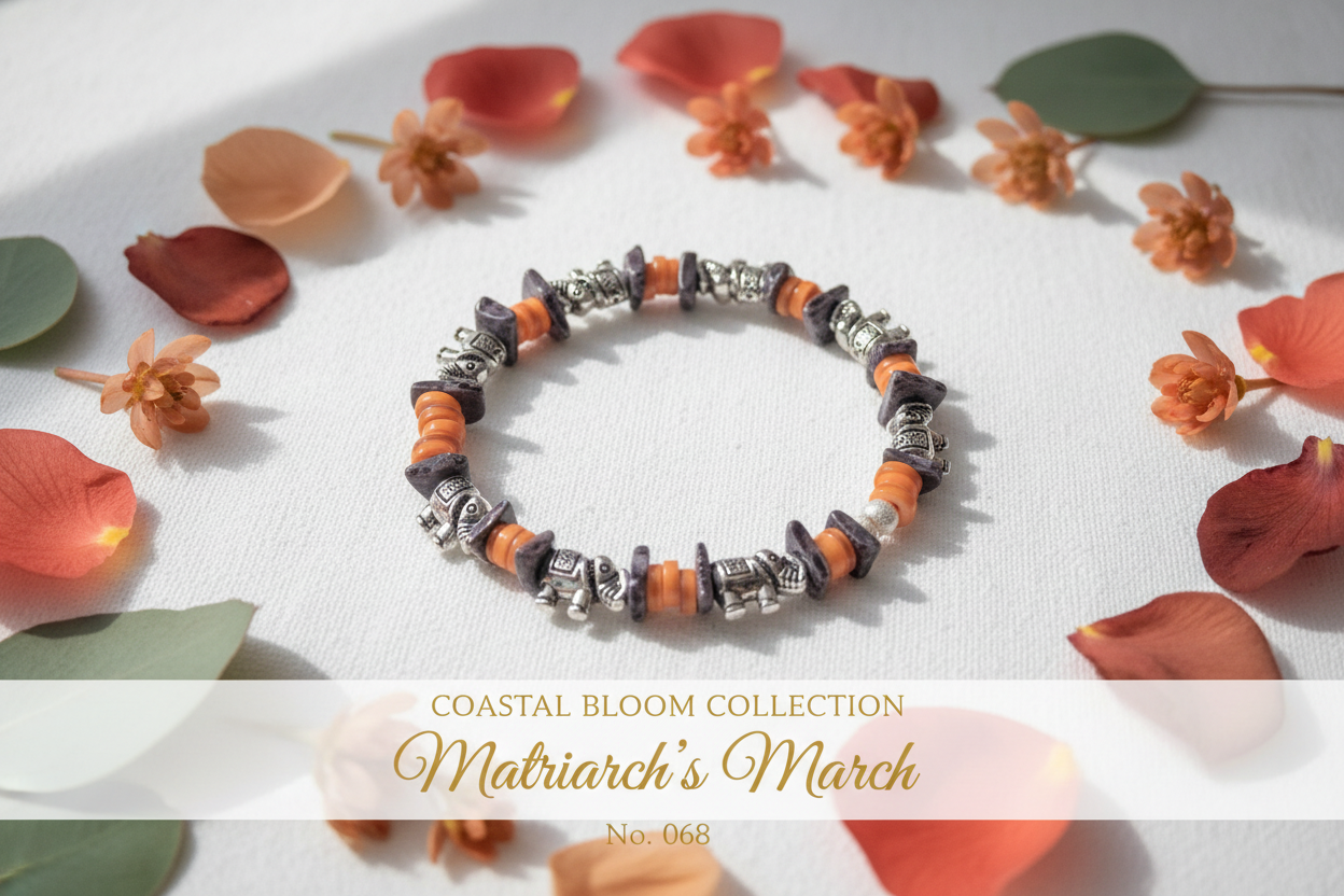 Matriarch's March bracelet - Coastal Bloom Collection No. 068