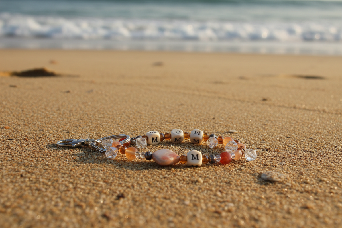 Tangerine Icicles Wrist & Wander Collection No. 012 beach lifestyle shot