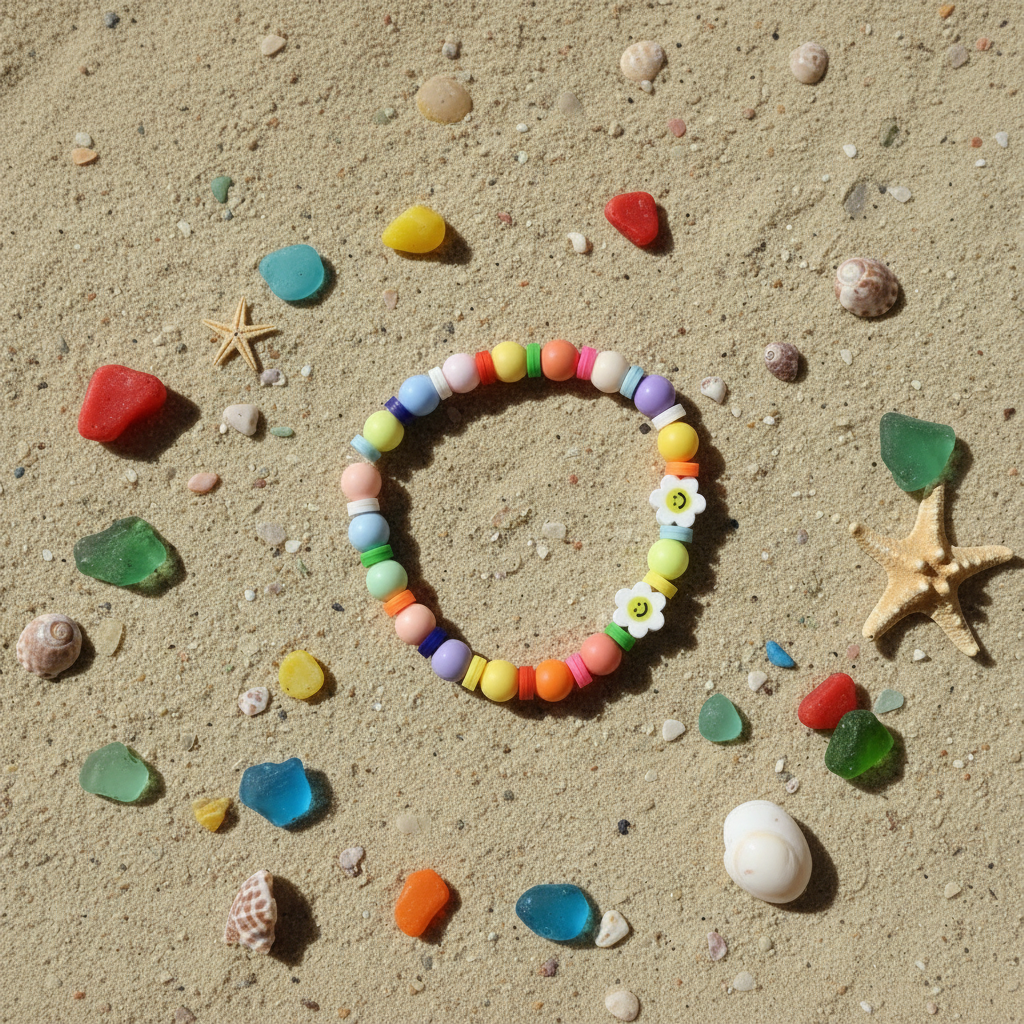 Daisy Rainbows flat lay - Driftwood Darlings Collection