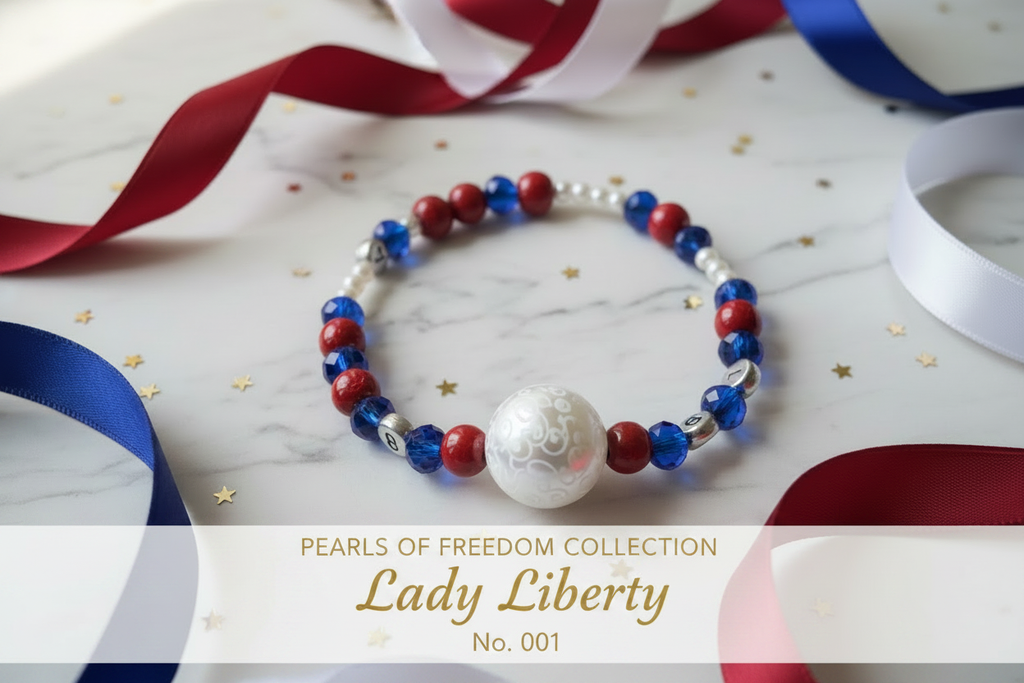 Lady Liberty bracelet - Pearls of Freedom Collection No. 001