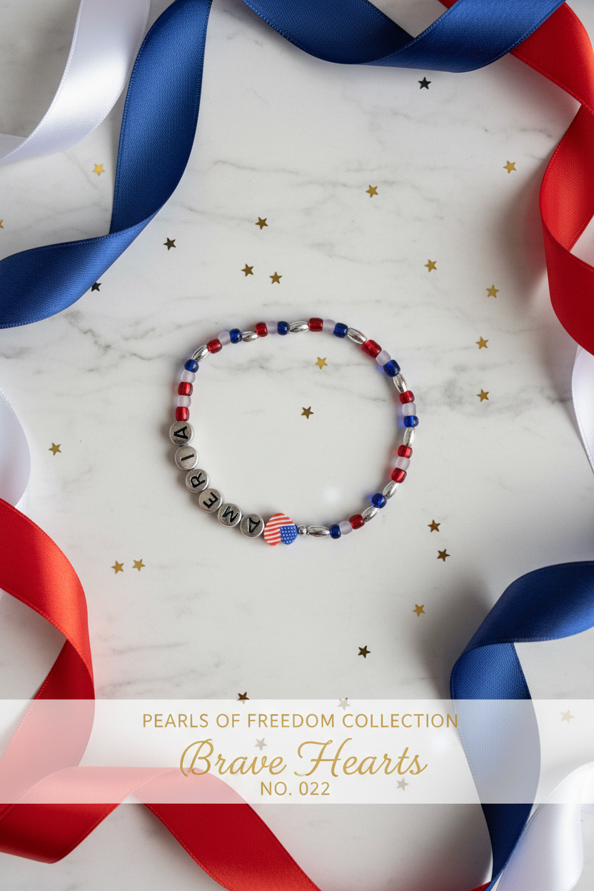 Brave Hearts - Pearls of Freedom Collection No. 022 vertical