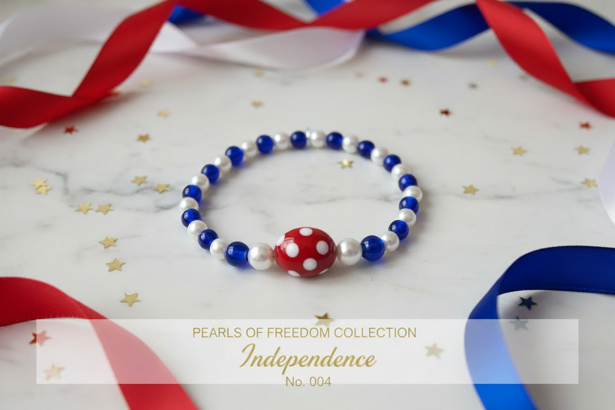 Sweet Independence bracelet - Pearls of Freedom Collection No. 004