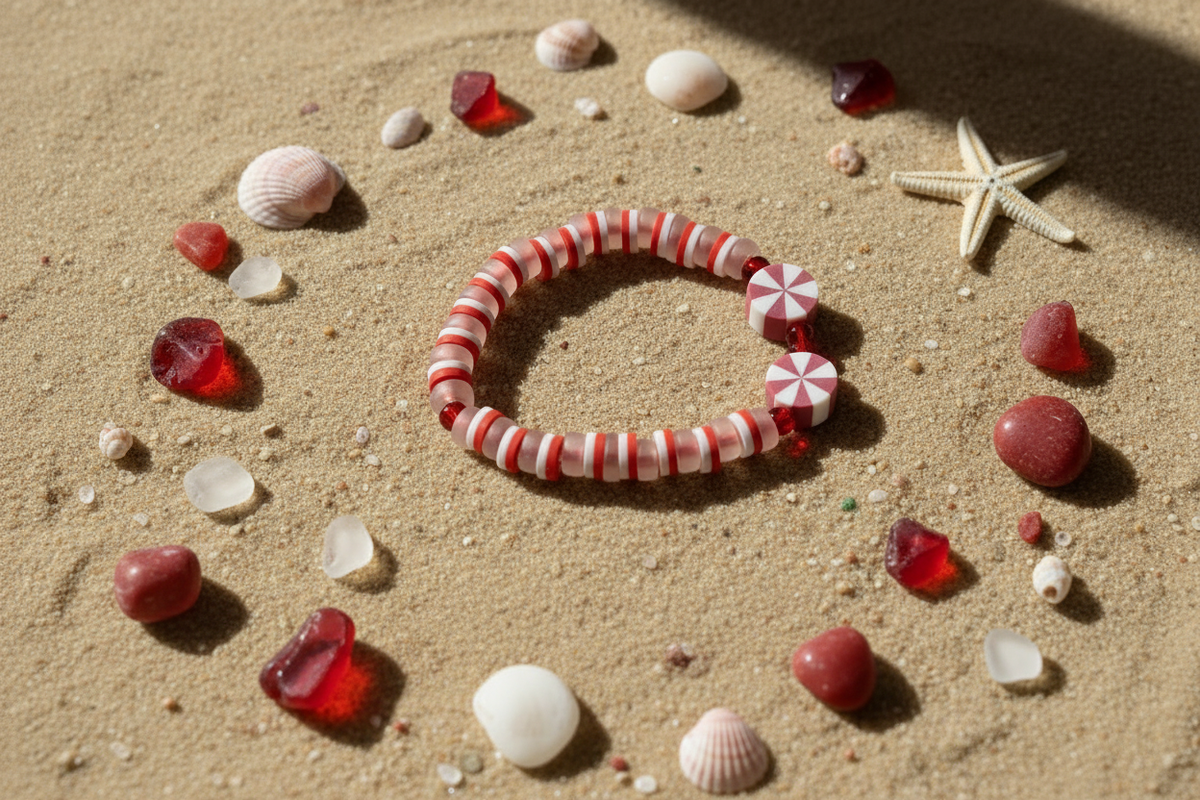 Peppermint Candies flat lay - Driftwood Darlings Collection