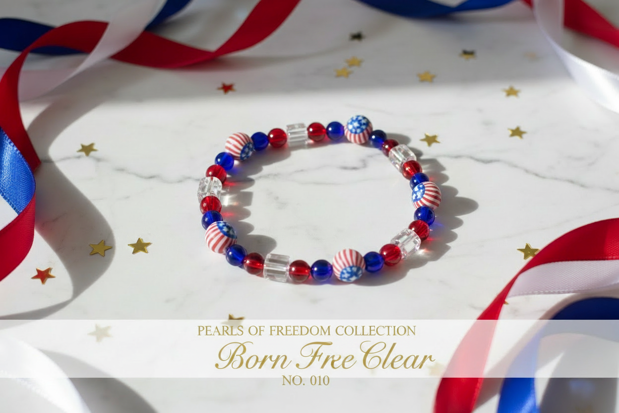 Born Free & Clear bracelet - Pearls of Freedom Collection No. 010