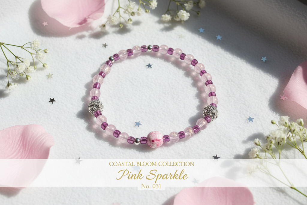Pink Sparkle – Coastal Bloom Collection No. 031 styled product image