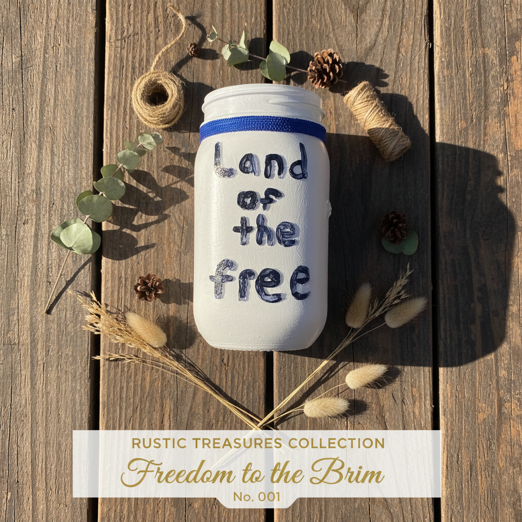 Freedom to the Brim - Rustic Treasures Collection No. 001 - Land of the Free side