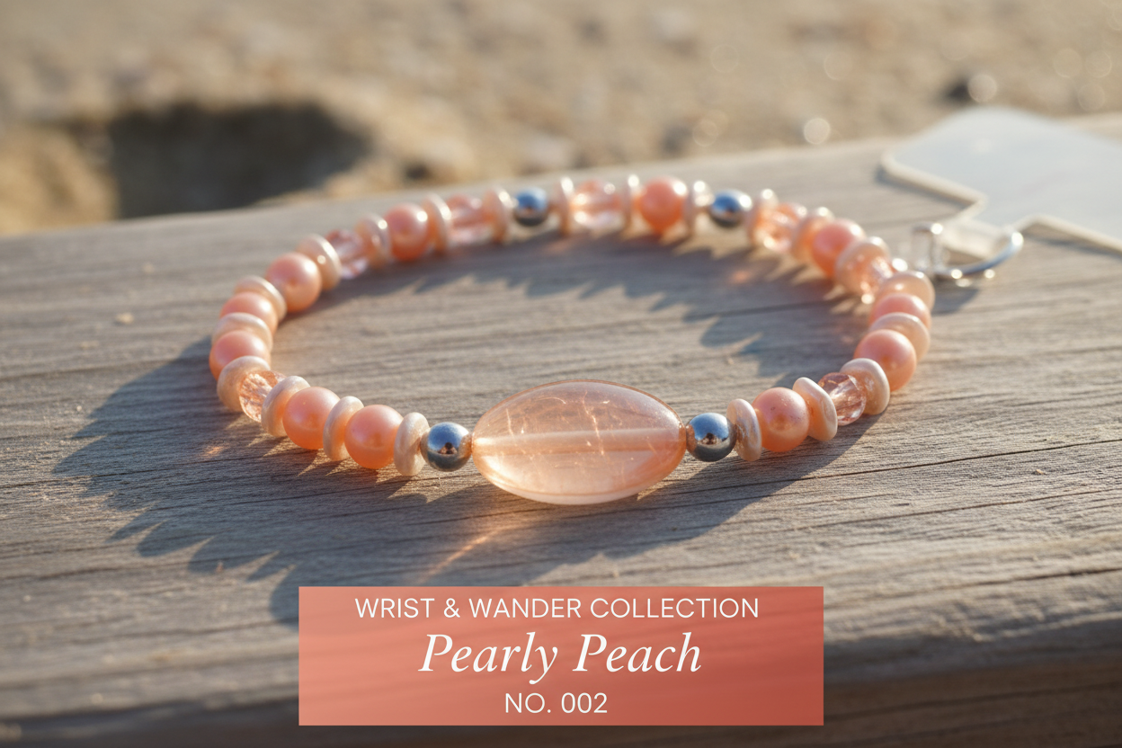Pearly Peach – Wrist & Wander Collection No. 002 styled image