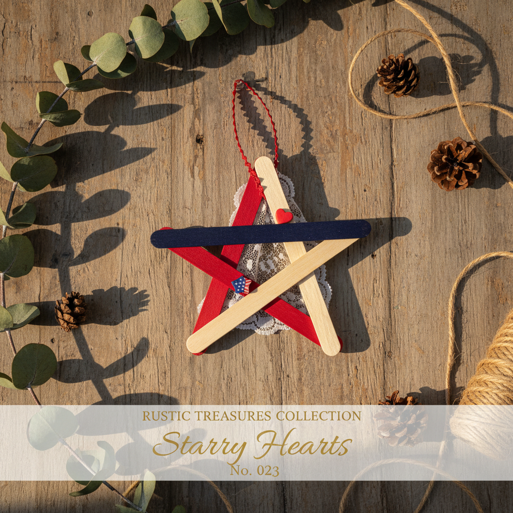 Starry Hearts - Rustic Treasures Collection No. 023 - hero shot