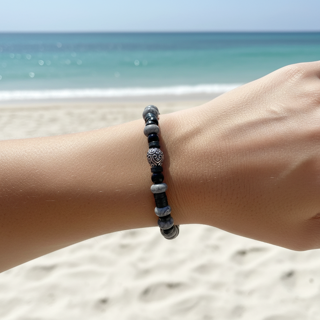 Onyx Mist model shot — Coastal Bloom Collection No. 056