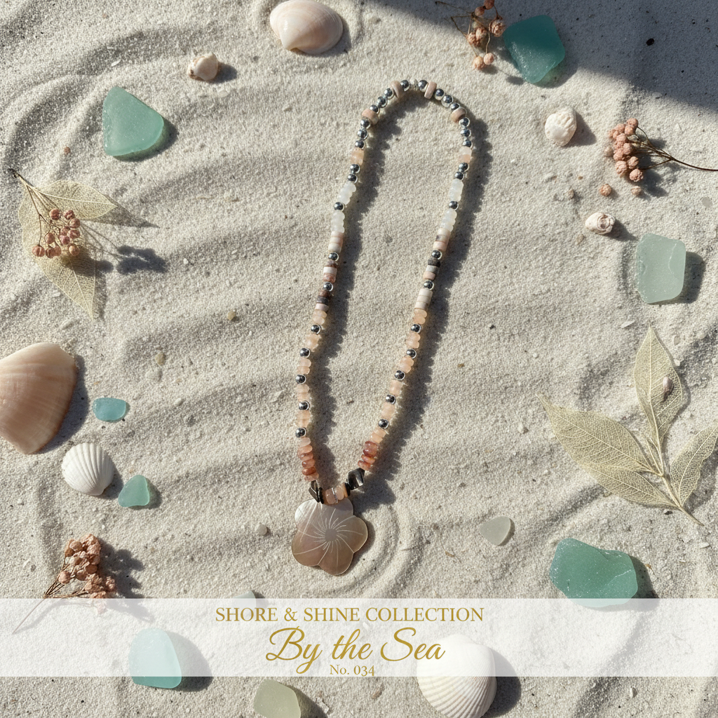 By the Sea beaded necklace hero image