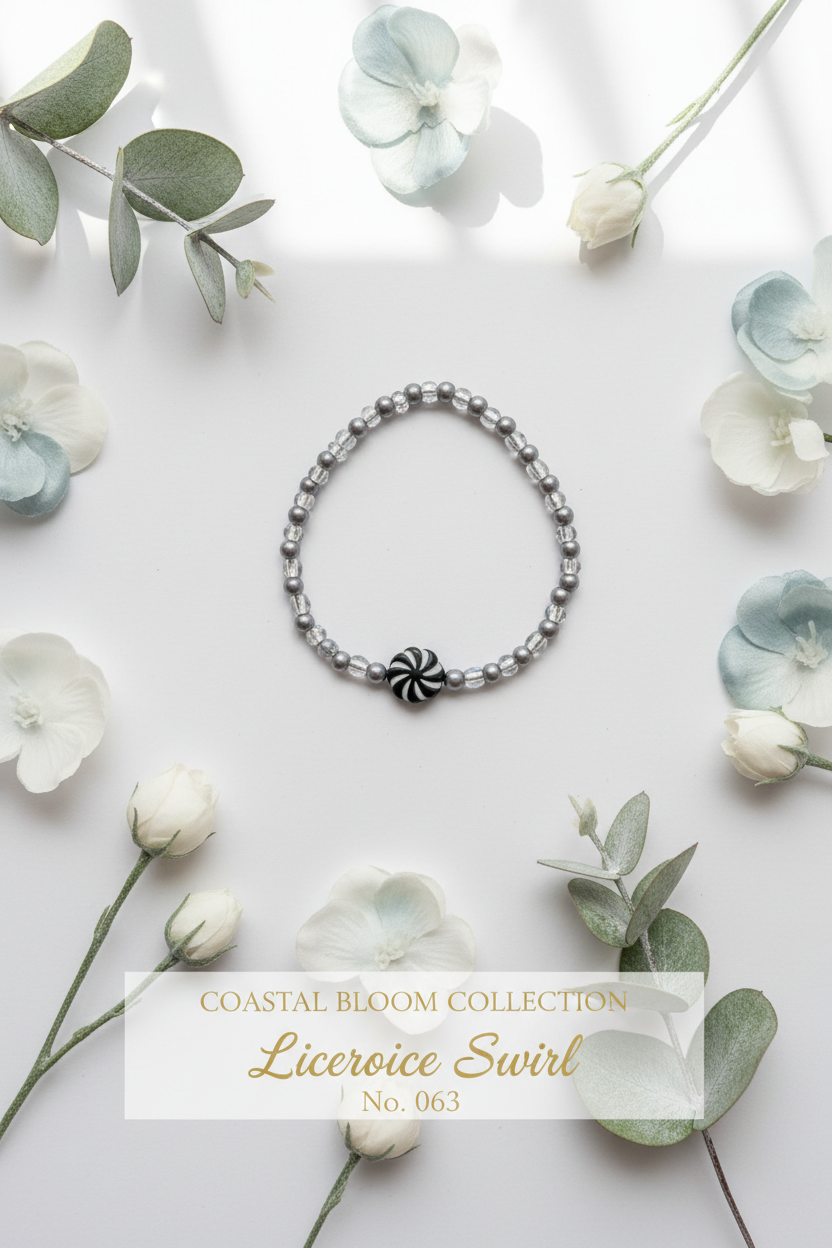 Licorice Swirl - Coastal Bloom Collection No. 063 vertical