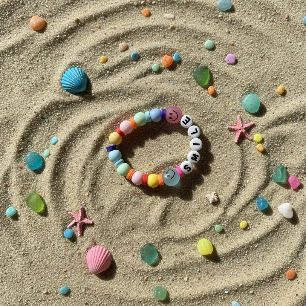 All Smiles flat lay - Driftwood Darlings Collection