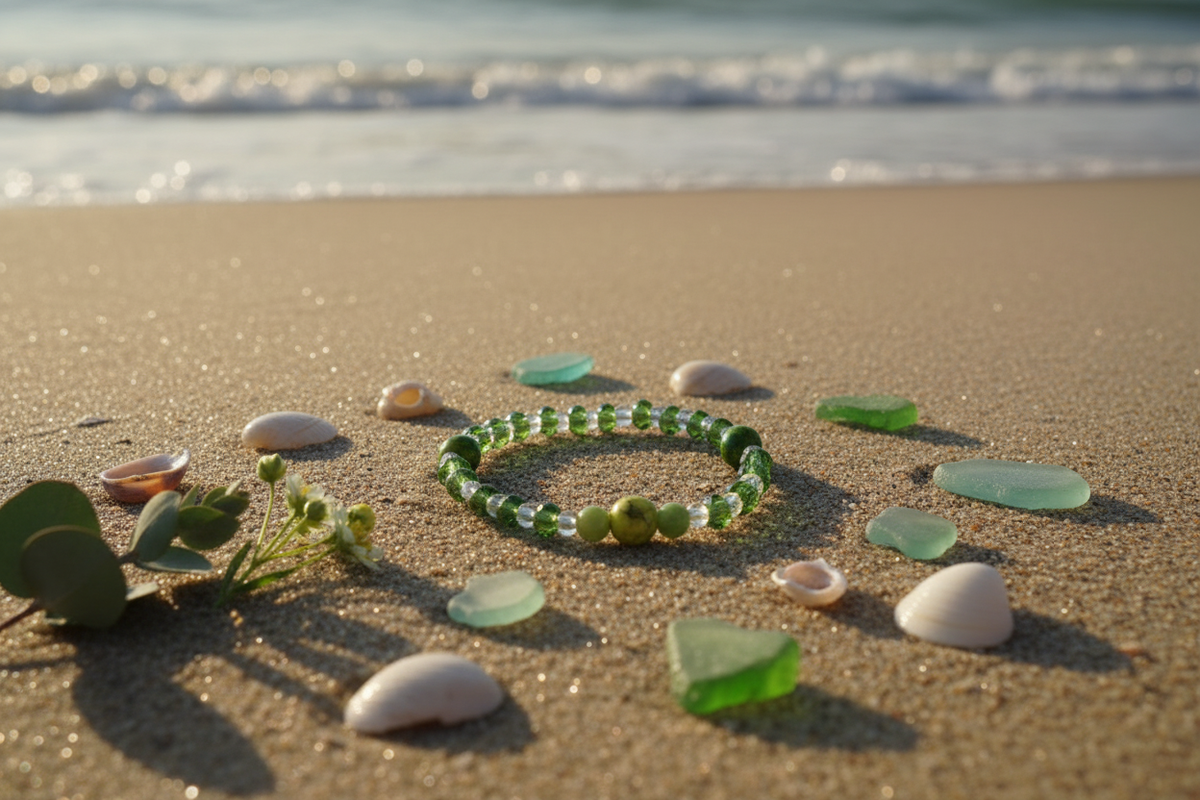 Lemon Lime bracelet beach lifestyle