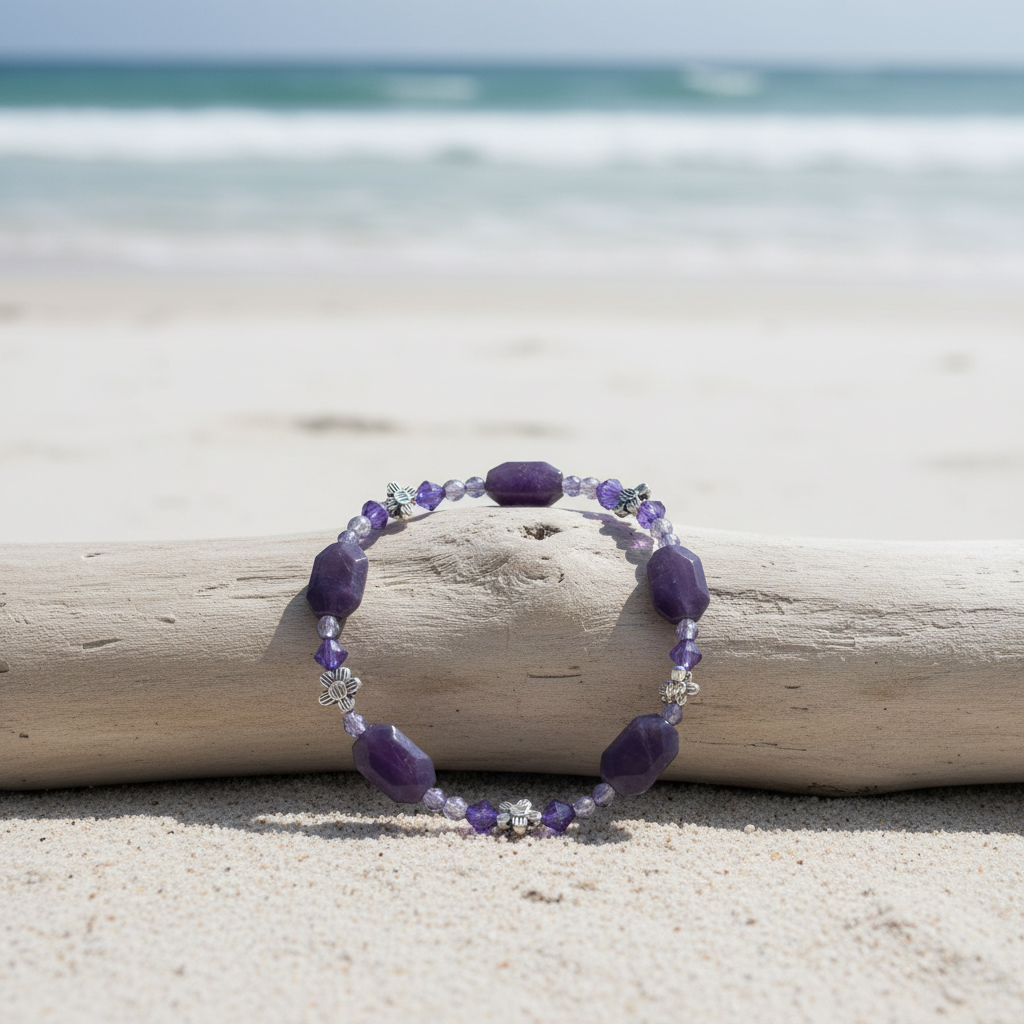 Purple Passion beach lifestyle — Coastal Bloom Collection No. 061