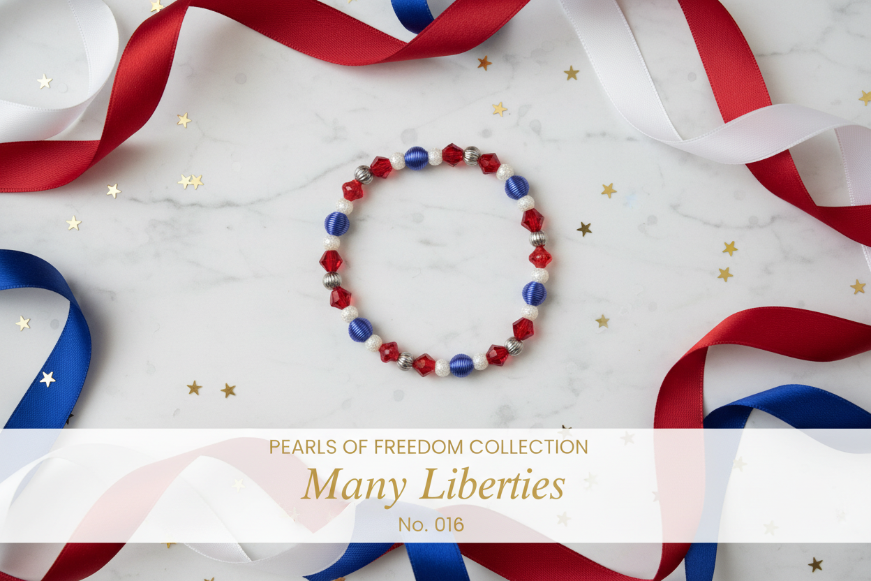 Many Liberties bracelet - Pearls of Freedom Collection No. 016