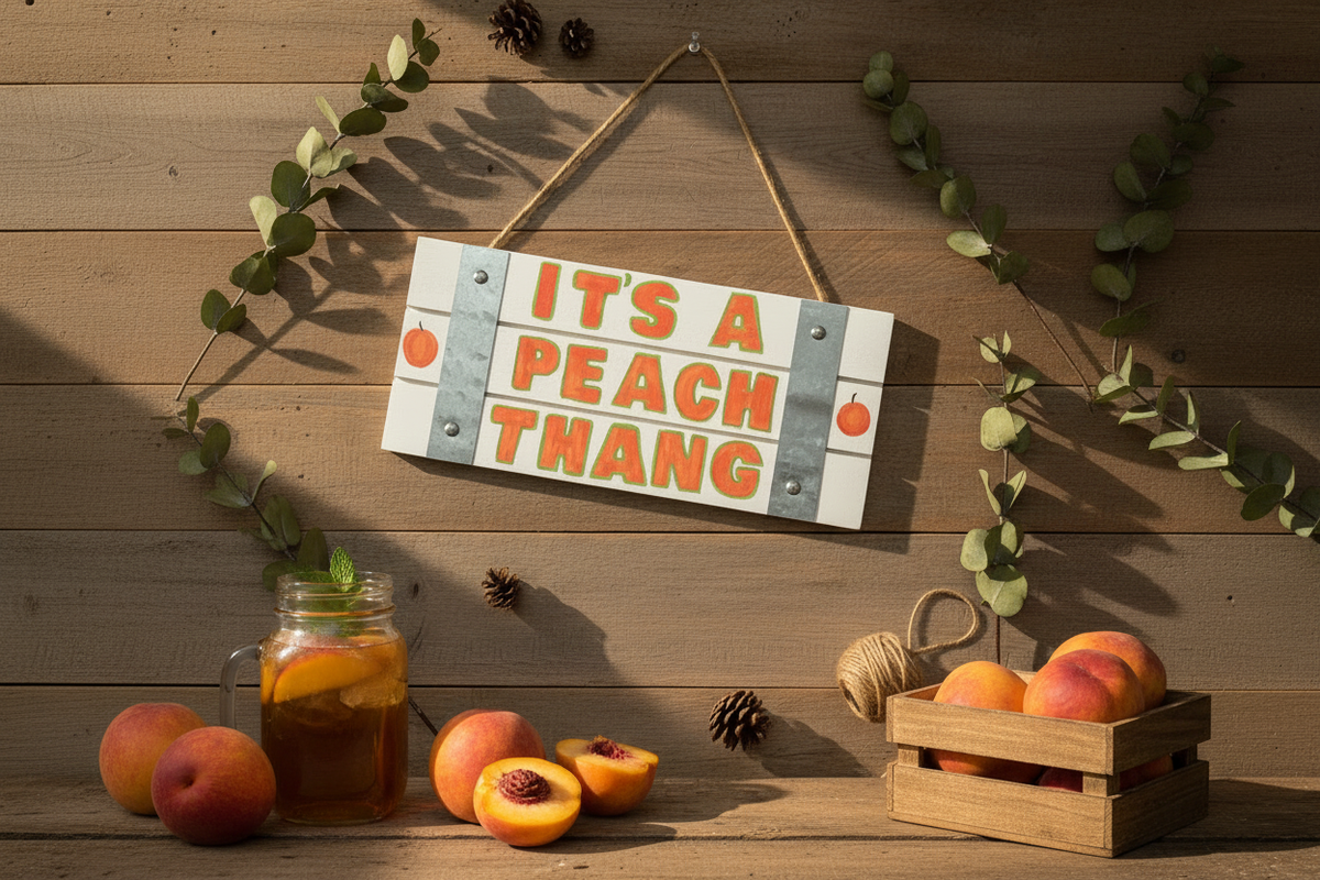 It's a Peach Thang lifestyle shot 2