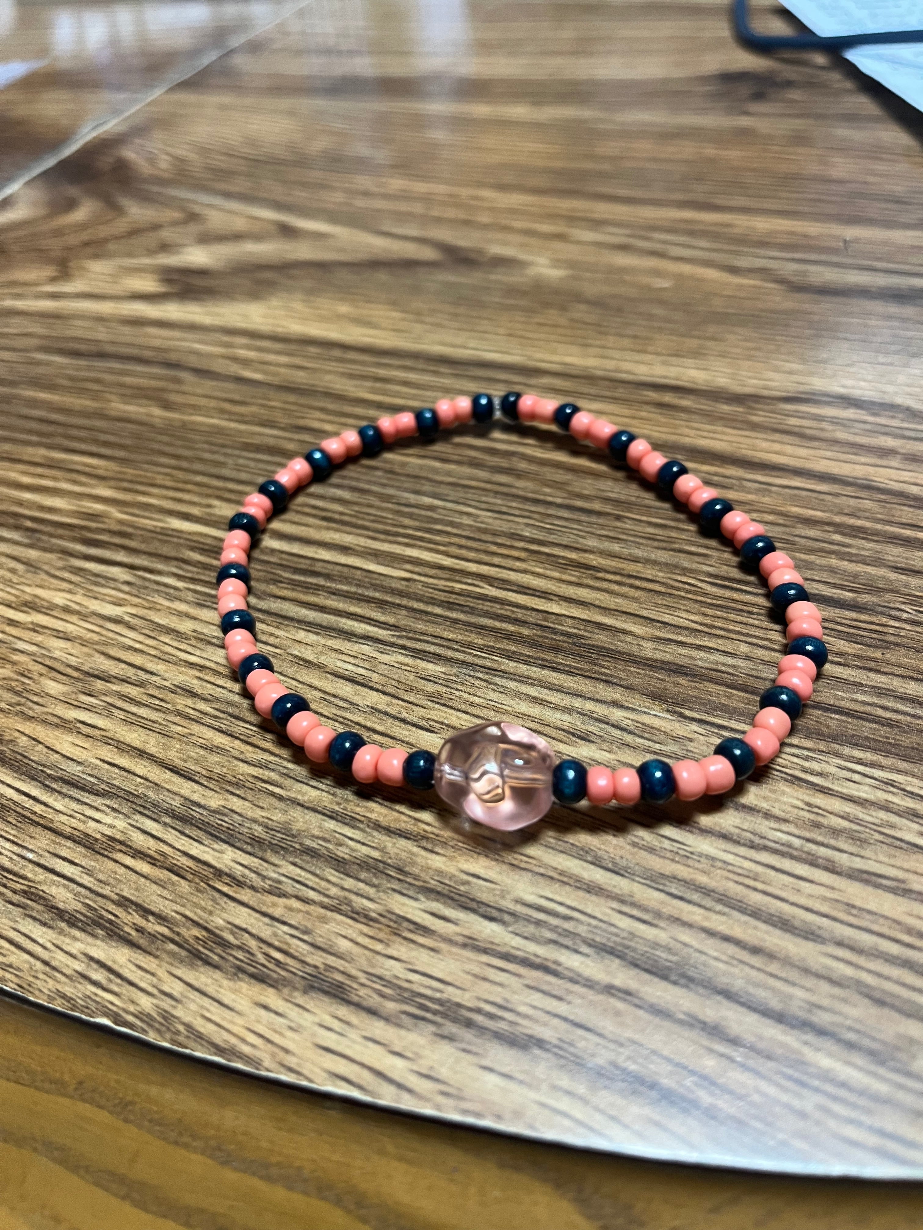 Navy Peach — Coastal Bloom Collection No. 072