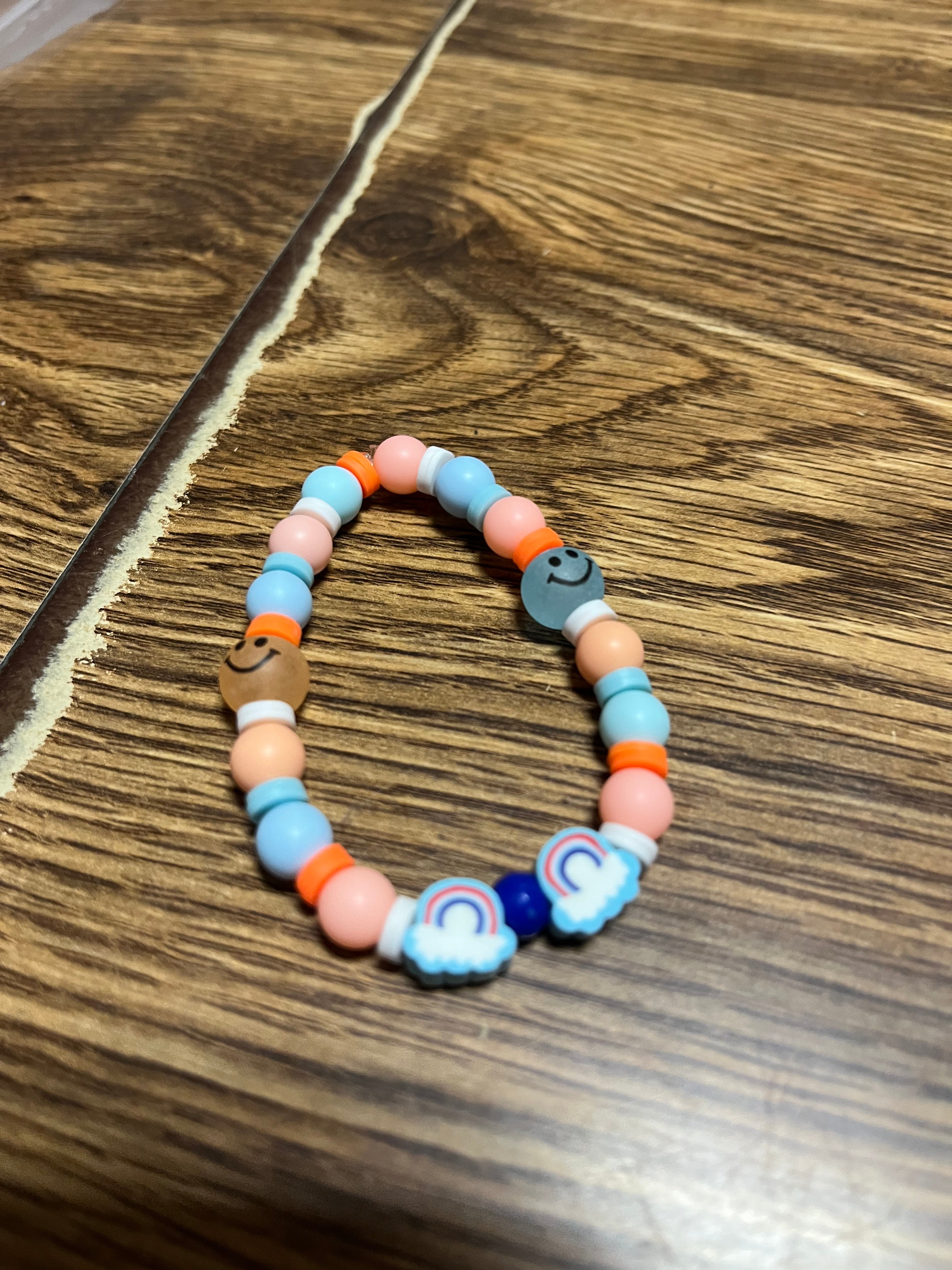 Rainbow Fun-Peach — Driftwood Darlings Collection No. 008