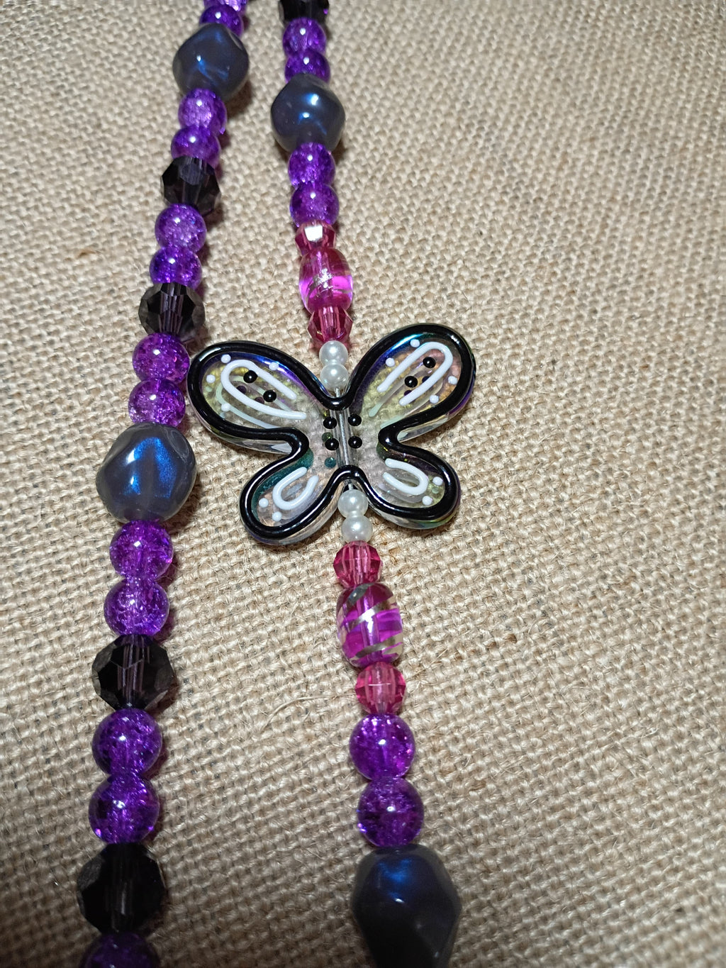 The Sky is the Limit butterfly pendant close-up