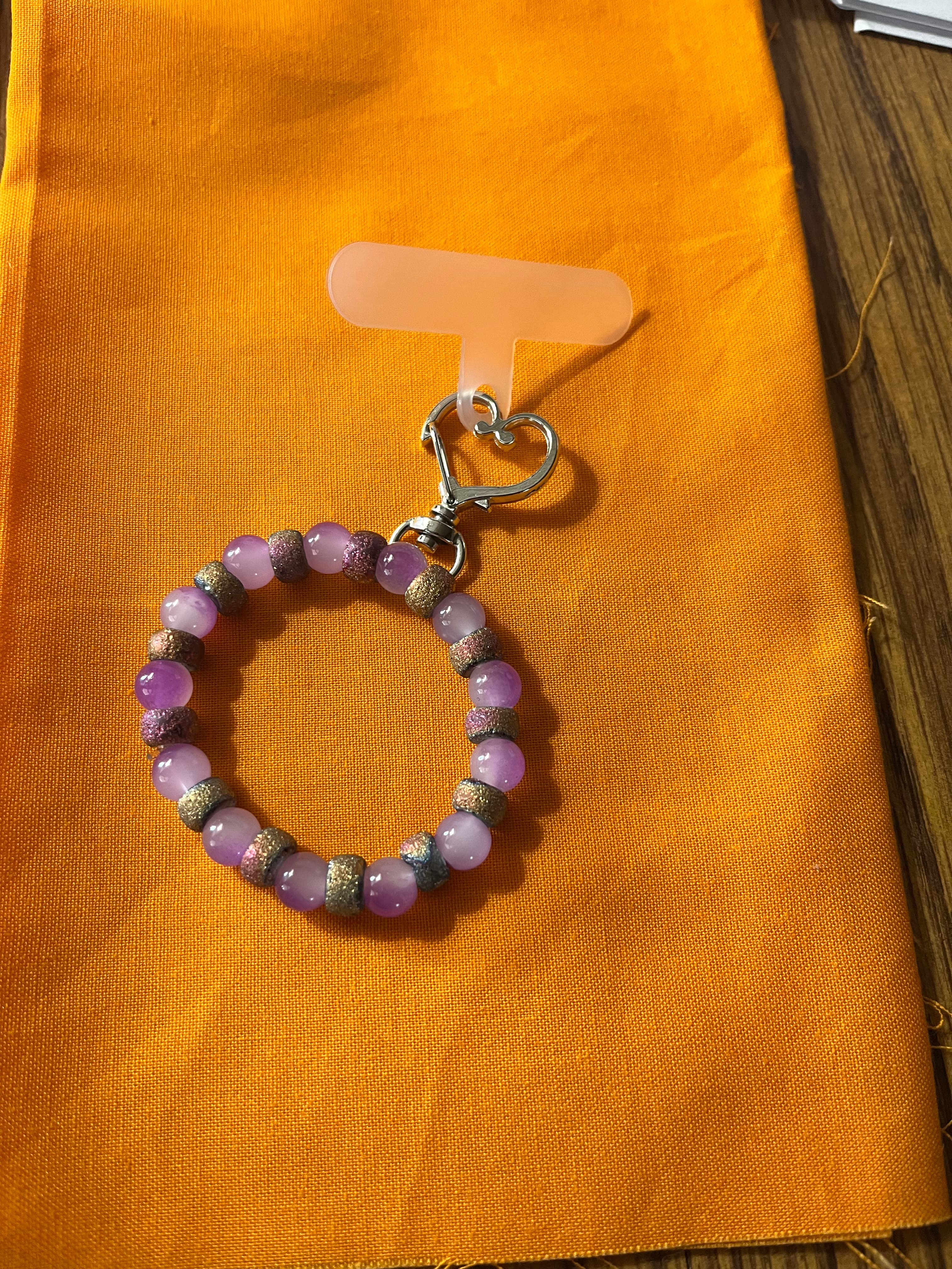 Lavender Bliss wristlet raw photo 2