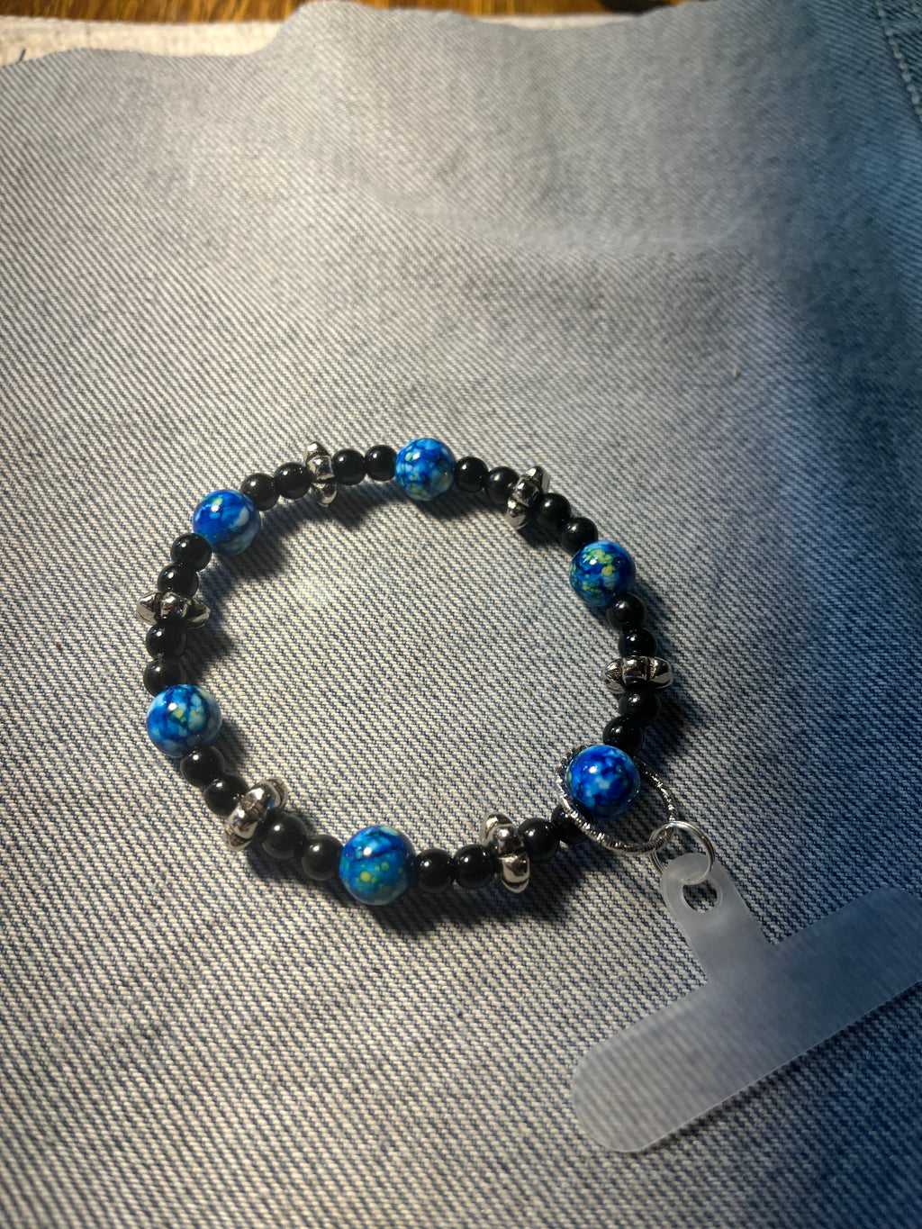 Seas of Blue wristlet raw photo 2