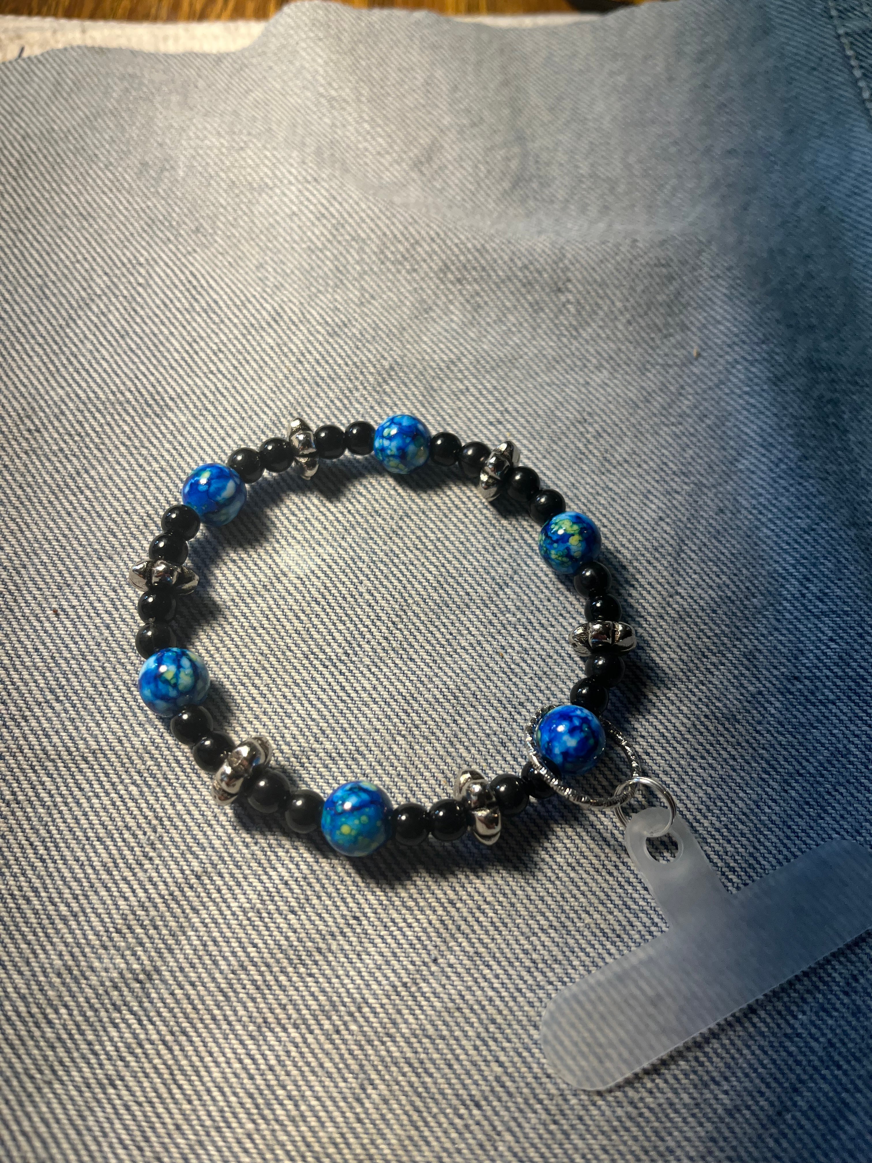 Seas of Blue wristlet raw photo 2